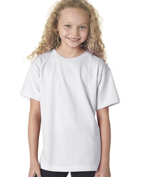 Front view of Youth 6.1 Oz., 100 % Cotton T-Shirt