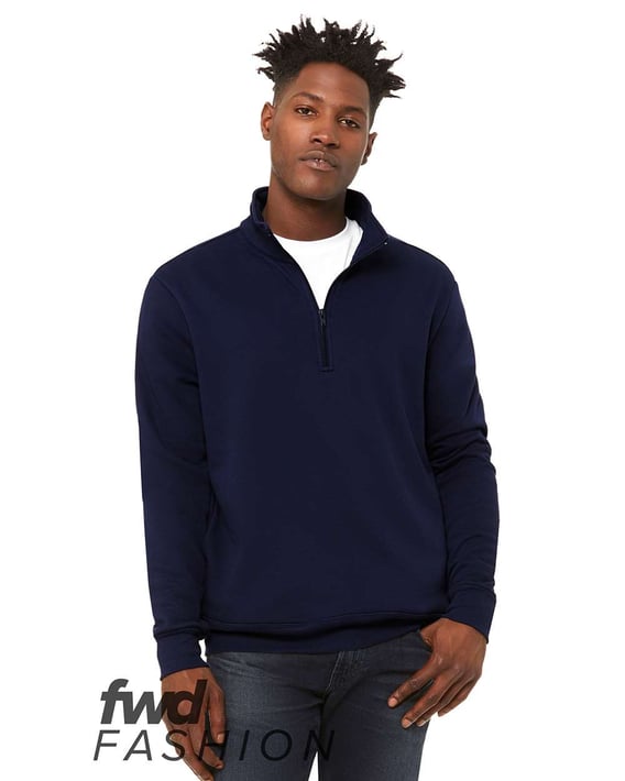 Front view of FWD Fashion Quarter-Zip Pullover Fleece