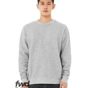 Front view of FWD Fashion Sueded Drop Shoulder Sweatshirt
