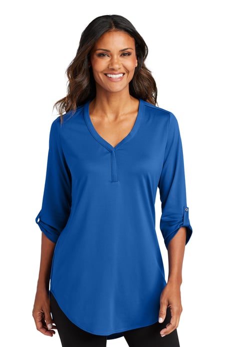 Front view of Women's City Stretch 3/4-Sleeve Tunic