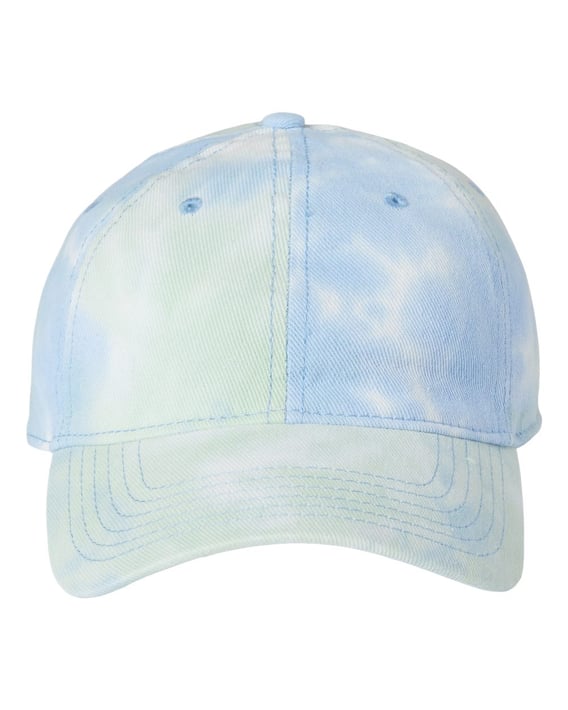 Front view of Tie-Dyed Dad Hat
