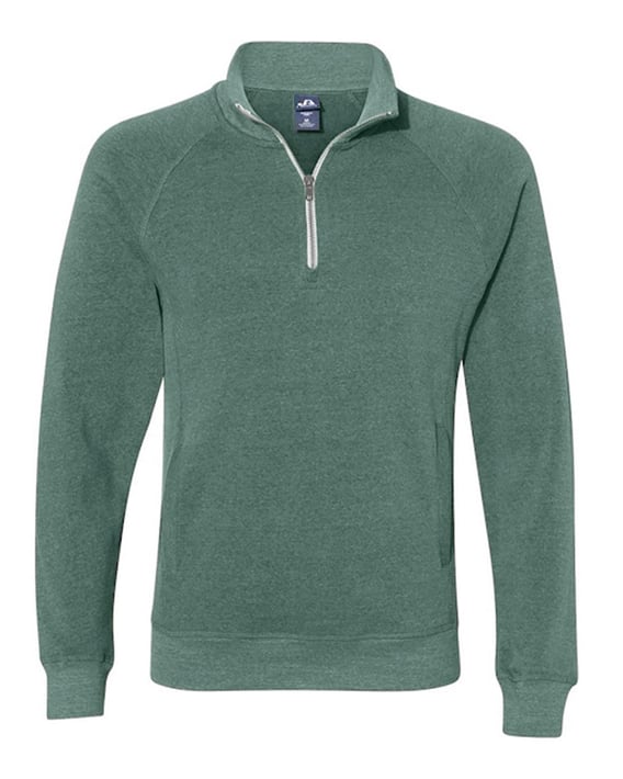 Front view of Triblend Quarter-Zip Sweatshirt