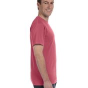 Side view of 5.6 Oz. Pigment-Dyed & Direct-Dyed Ringspun T-Shirt