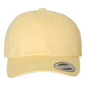 Front view of Peached Cotton Twill Dad Hat