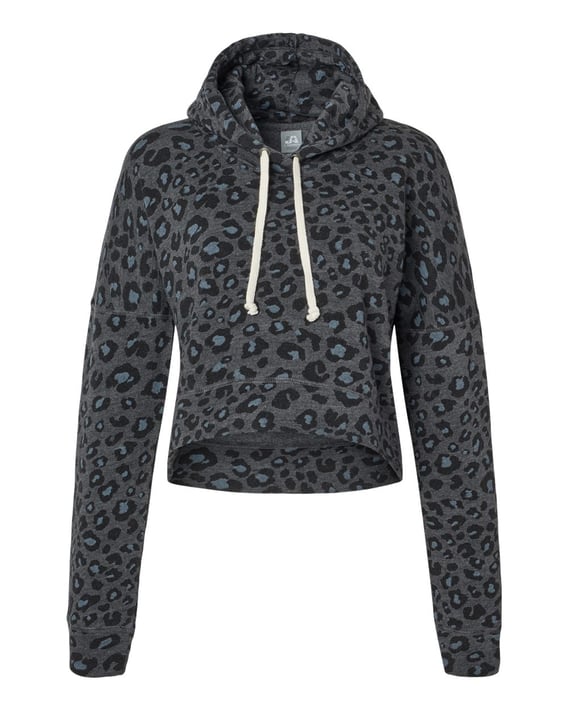 Front view of Women’s Crop Hooded Sweatshirt