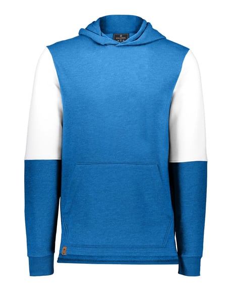 Front view of Youth All-American Team Fleece Colorblocked Hooded Sweatshirt