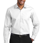 Front view of Slim Fit Carefree Poplin Shirt