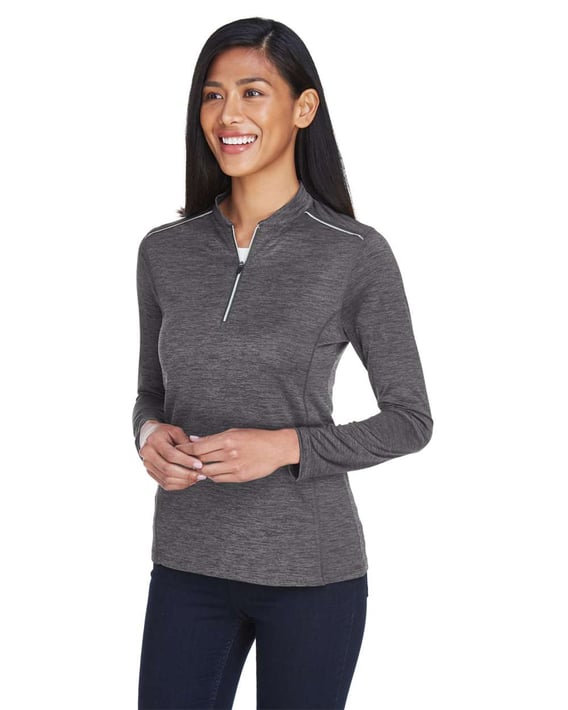 Side view of Women’s Kinetic Performance Quarter-Zip Pullover