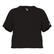 Front view of Women’s Tri-Blend Crop T-Shirt