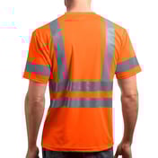 Back view of ANSI 107 Class 3 Short Sleeve Snag-Resistant Reflective T-Shirt