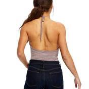 Back view of Ladies’ 4.9 Oz. Halter Bodysuit