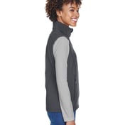 Side view of Ladies’ Cruise Two-Layer Fleece Bonded SoftShell Vest