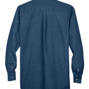 Back view of Long Sleeve Denim Shirt