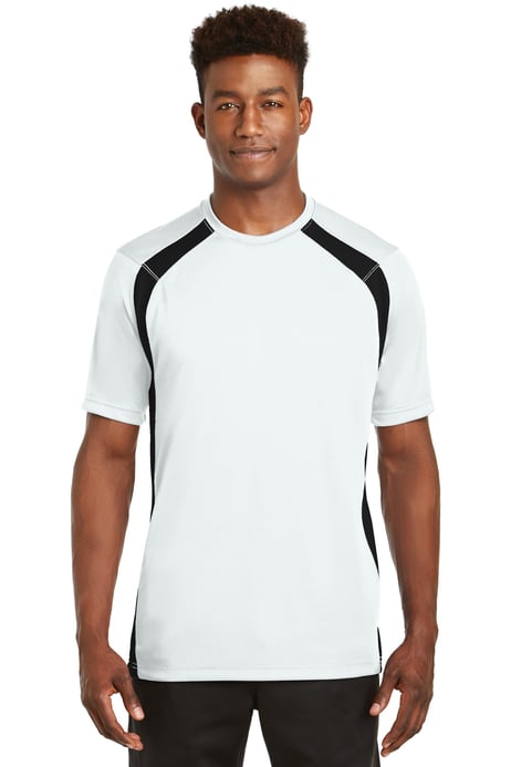 Front view of Dry Zone&reg; Colorblock Crew