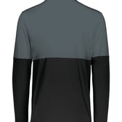 Back view of Youth Momentum Team Quarter-Zip Pullover