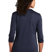 Back view of Women’s UV Choice Pique Henley