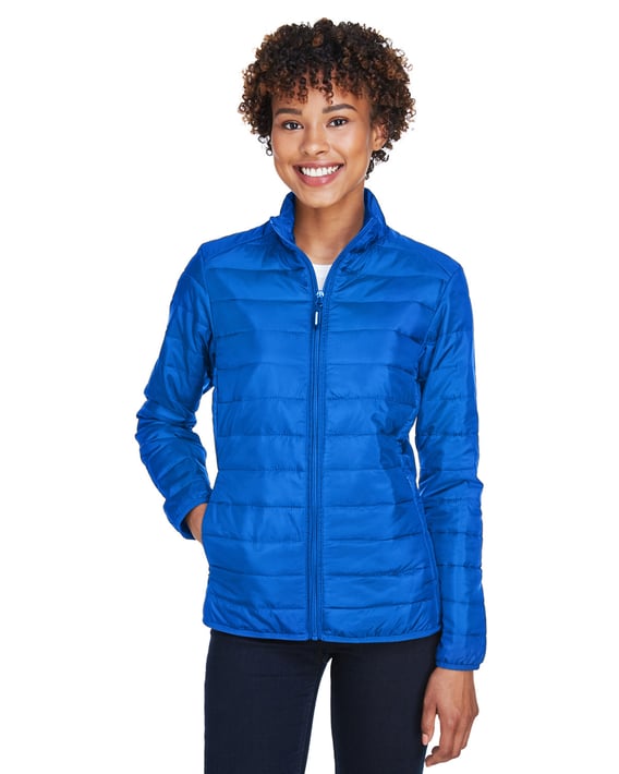 Front view of Ladies’ Prevail Packable Puffer Jacket