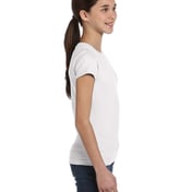 Side view of Girls’ Fine Jersey T-Shirt