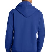 Back view of Lace Up Pullover Hooded Sweatshirt