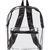 Front view of Clear PVC Backpack