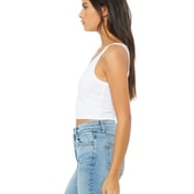 Side view of Ladies’ Poly-Cotton Crop Tank