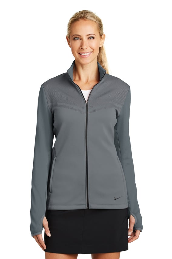 Front view of Ladies Therma-FIT Hypervis Full-Zip Jacket