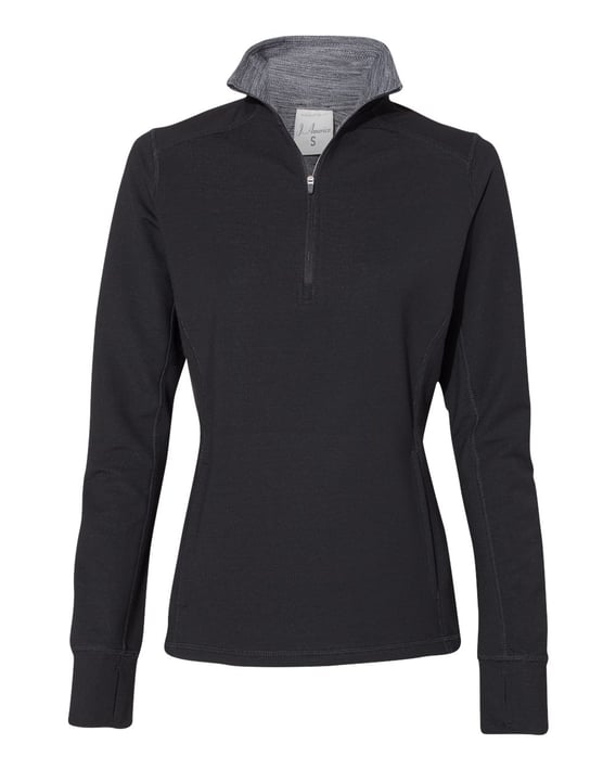 Front view of Women’s Omega Stretch Quarter-Zip Pullover