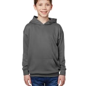 Front view of Youth Performance Tech Hooded Sweatshirt