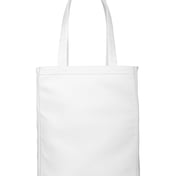 Front view of 12 Oz. Canvas Book Tote