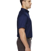 Side view of Tall Optimum Short Sleeve Twill Dress Shirt