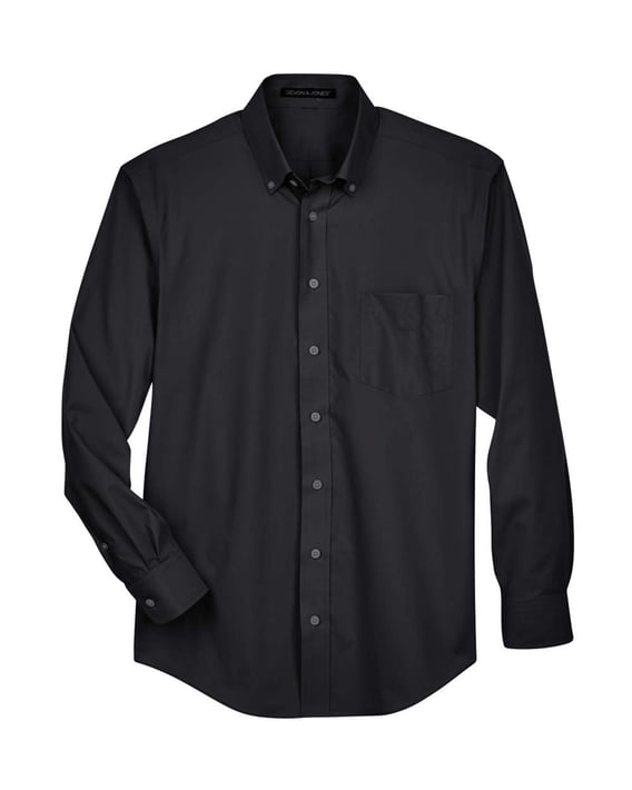 Front view of Crown Collection® Broadcloth Woven Dress Shirt
