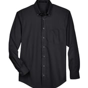 Front view of Crown Collection® Broadcloth Woven Dress Shirt