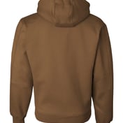 Back view of Crossfire Heavyweight Power Fleece Hooded Jacket With Thermal Lining Tall Sizes