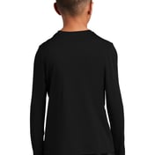 Back view of Youth Posi-UV® Pro Long Sleeve Tee