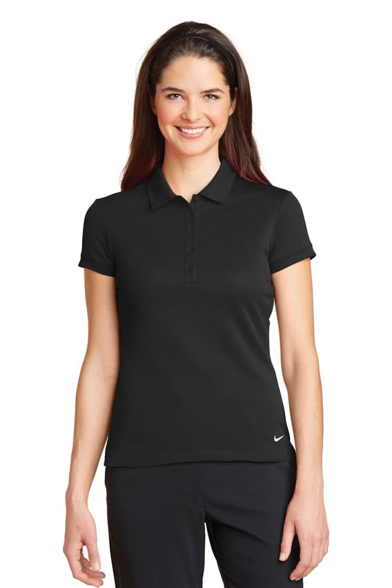 Front view of Women’s Dri-FIT Solid Icon Pique Modern Fit Polo