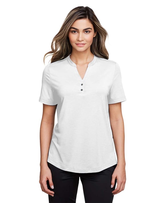 Front view of Women’s JAQ Snap-Up Stretch Performance Polo