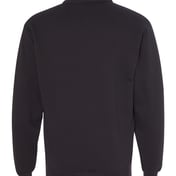 Back view of USA-Made Quarter-Zip Pullover Sweatshirt