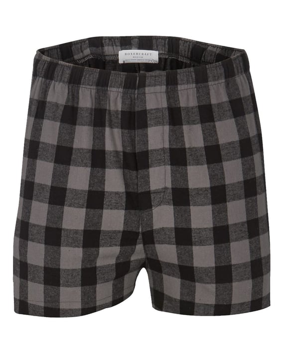 Front view of Double Brushed Flannel Boxers
