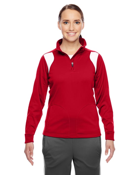 Front view of Ladies’ Elite Performance Quarter-Zip
