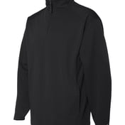 Side view of Performance Fleece Quarter-Zip Pullover