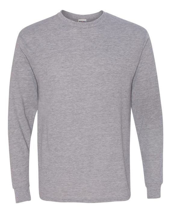 Front view of Dri-Power® Performance Long Sleeve T-Shirt