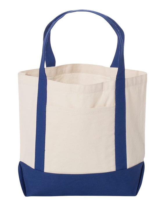 Front view of Seaside Boater Tote