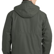 Back view of Herringbone 3-in-1 Parka