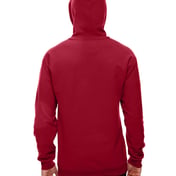 Back view of Adult Pullover Hooded Fleece