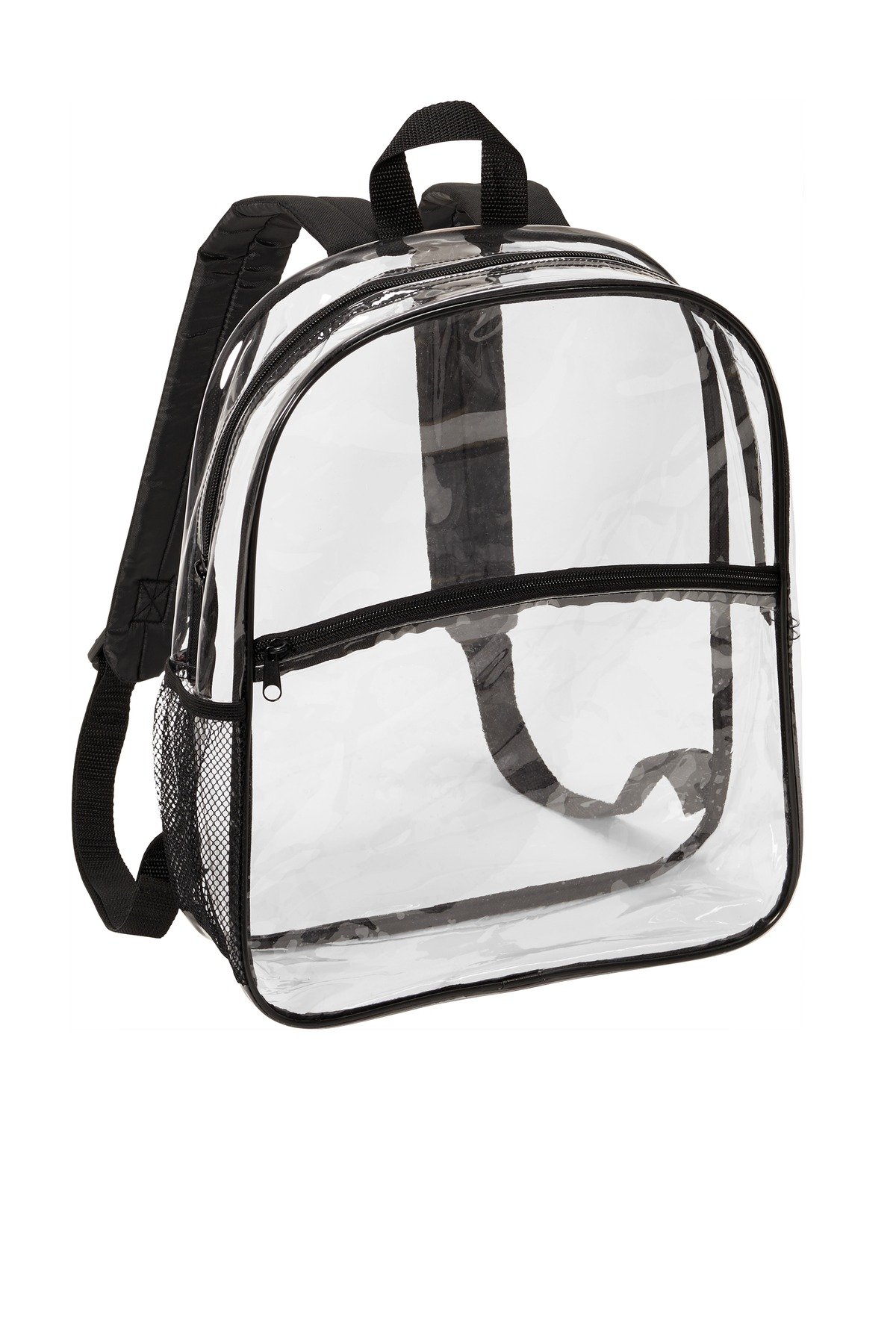 Front view of Clear Backpack