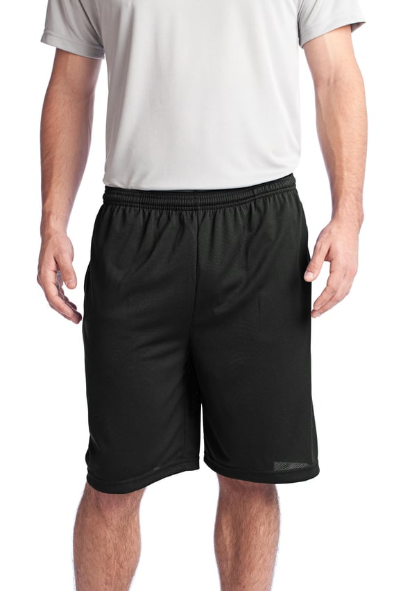 Front view of PosiCharge® Tough Mesh Pocket Short