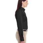 Side view of Women’s Foundation Cotton Twill Shirt With Teflon