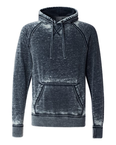 Front view of Vintage Zen Fleece Hooded Sweatshirt