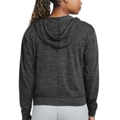 Back view of Women’s Gym Vintage Full-Zip Hoodie