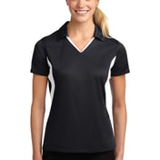 Front view of Women’s Side Blocked Micropique Sport-Wick® Polo